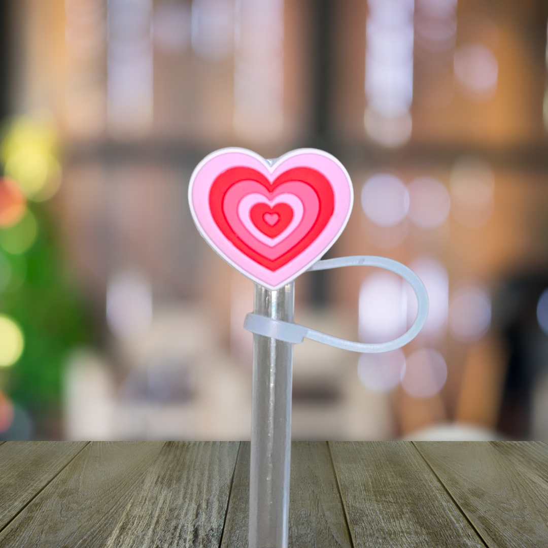 Pounding Heart Straw Topper