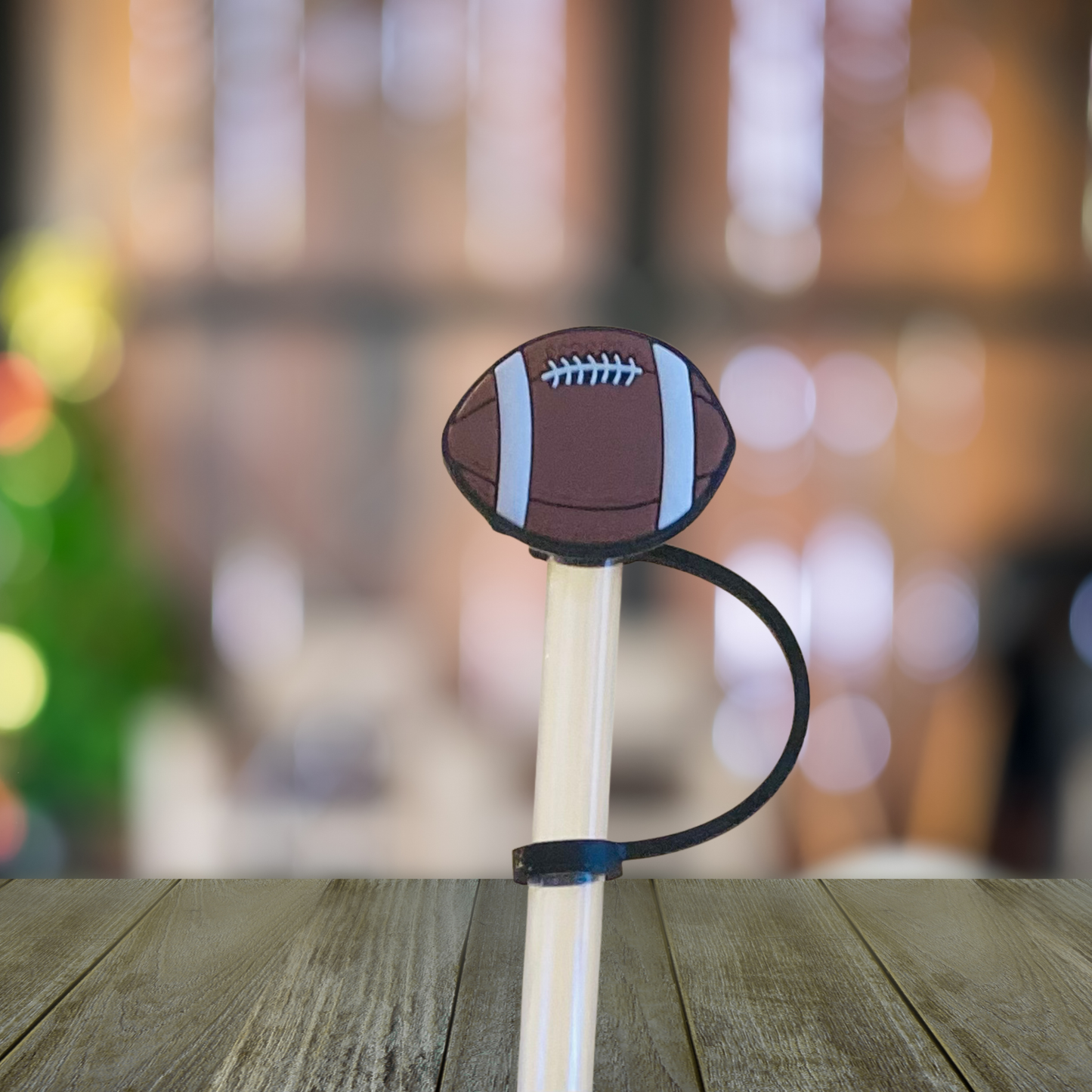 Football Straw Topper