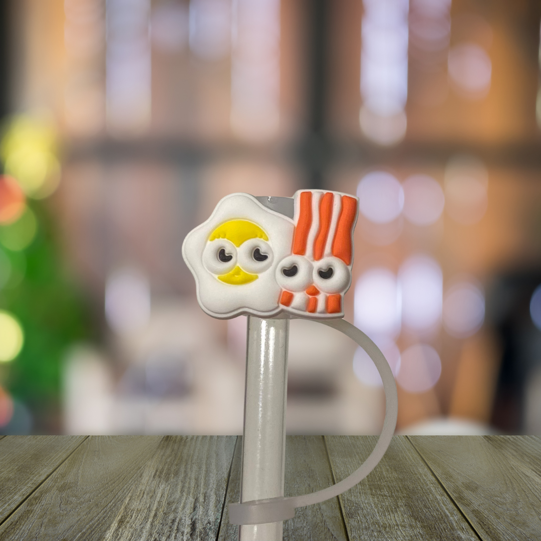Bacon and Eggs Straw Topper