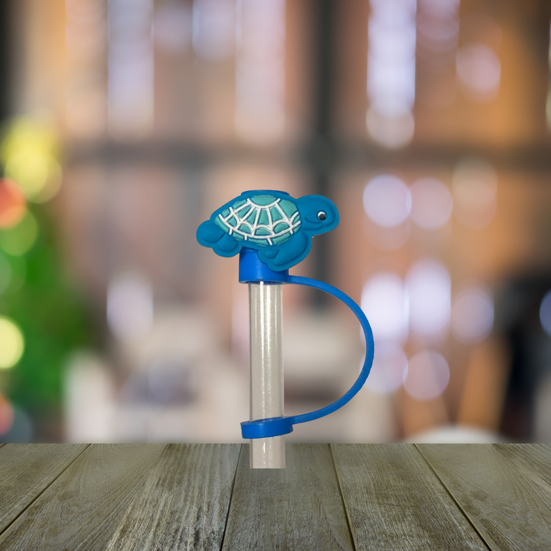 Turtle Straw Topper