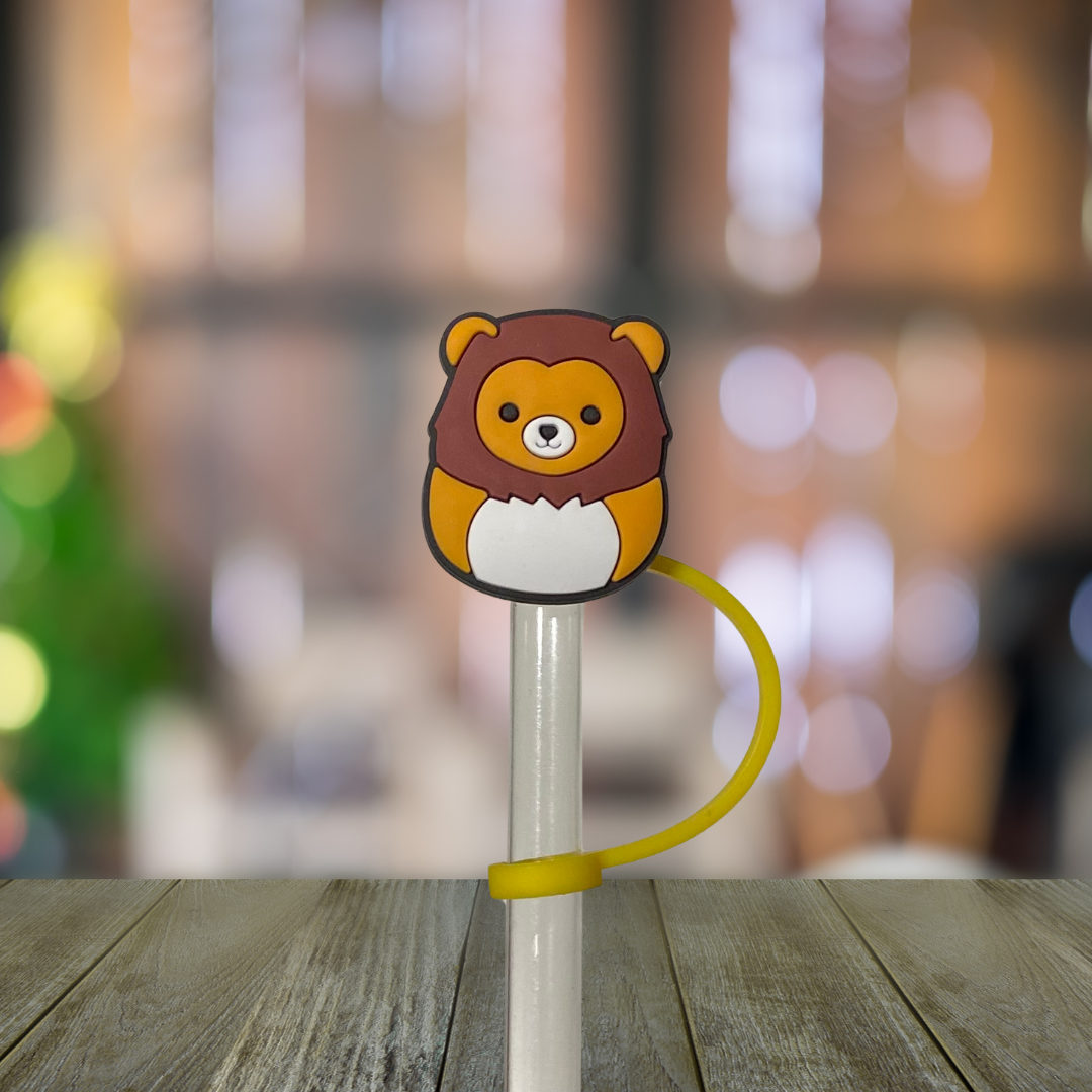 Round Lion Straw Topper