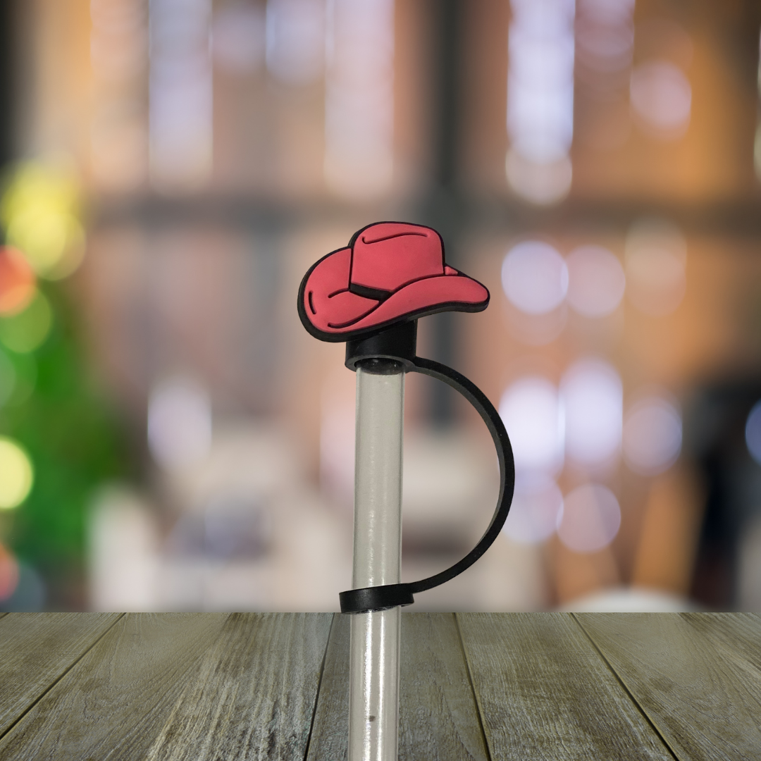 Pink Hat Straw Topper