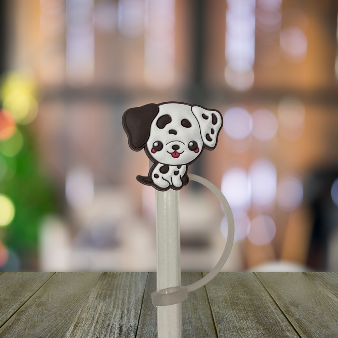 Spotted Doggie Straw Topper