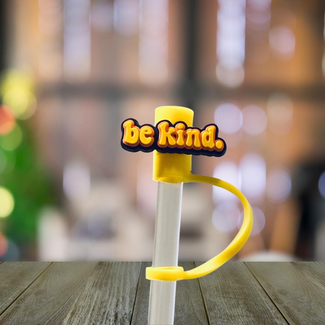 Be Kind Straw Topper