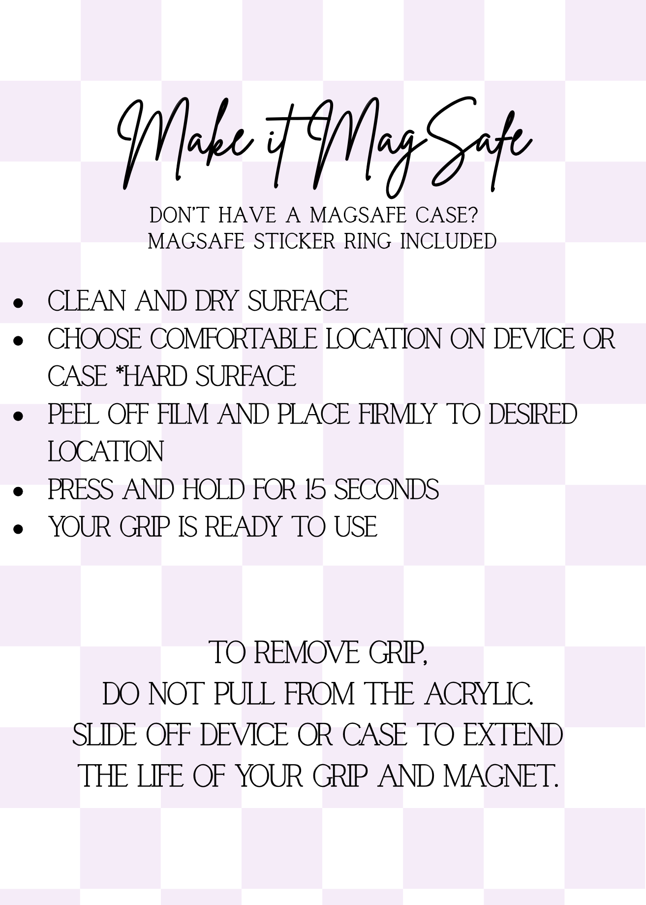 Easily Distracted By Books and Coffee Adhesive/Magnetic E-Reader/Phone Grip