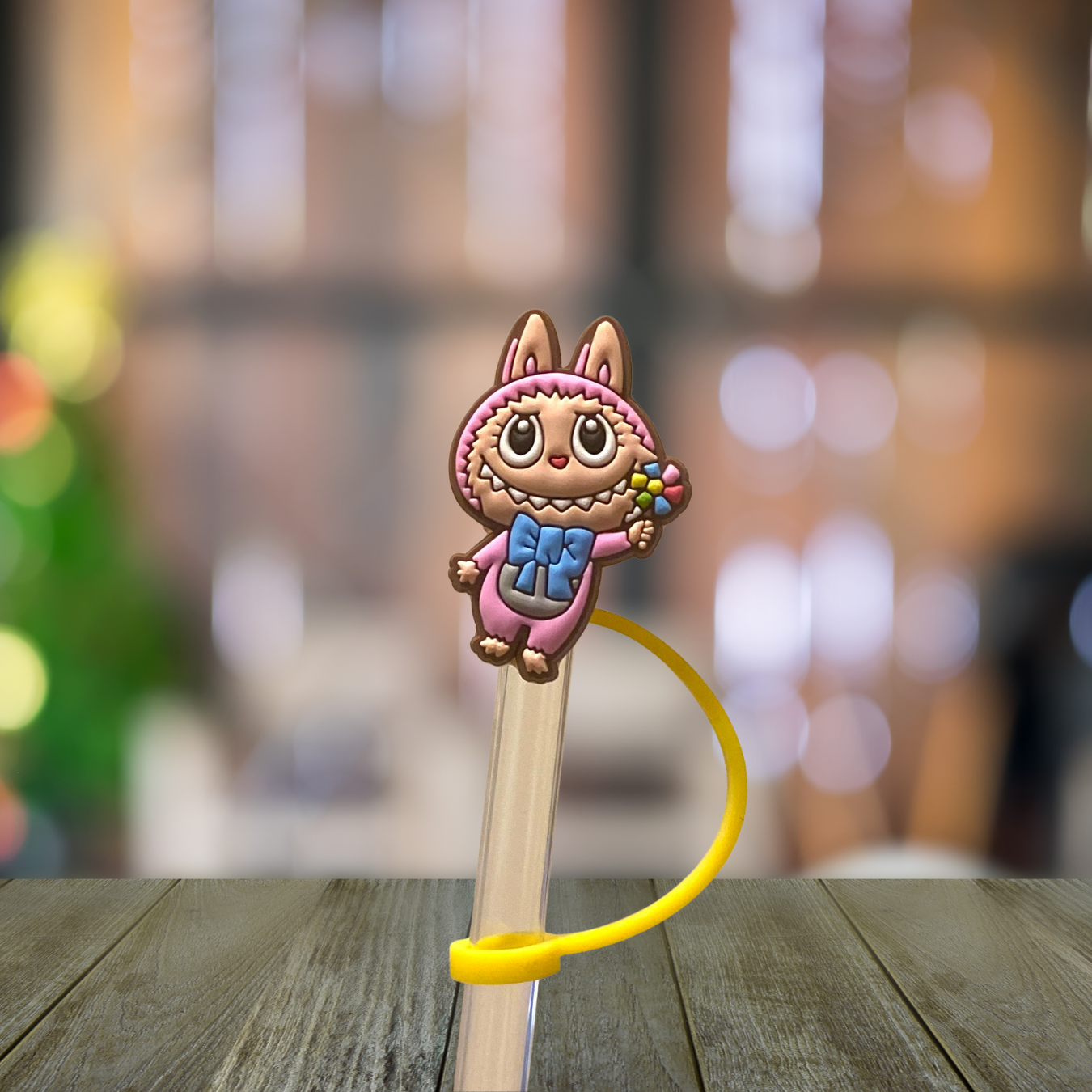 Silly La FUFU Straw Topper