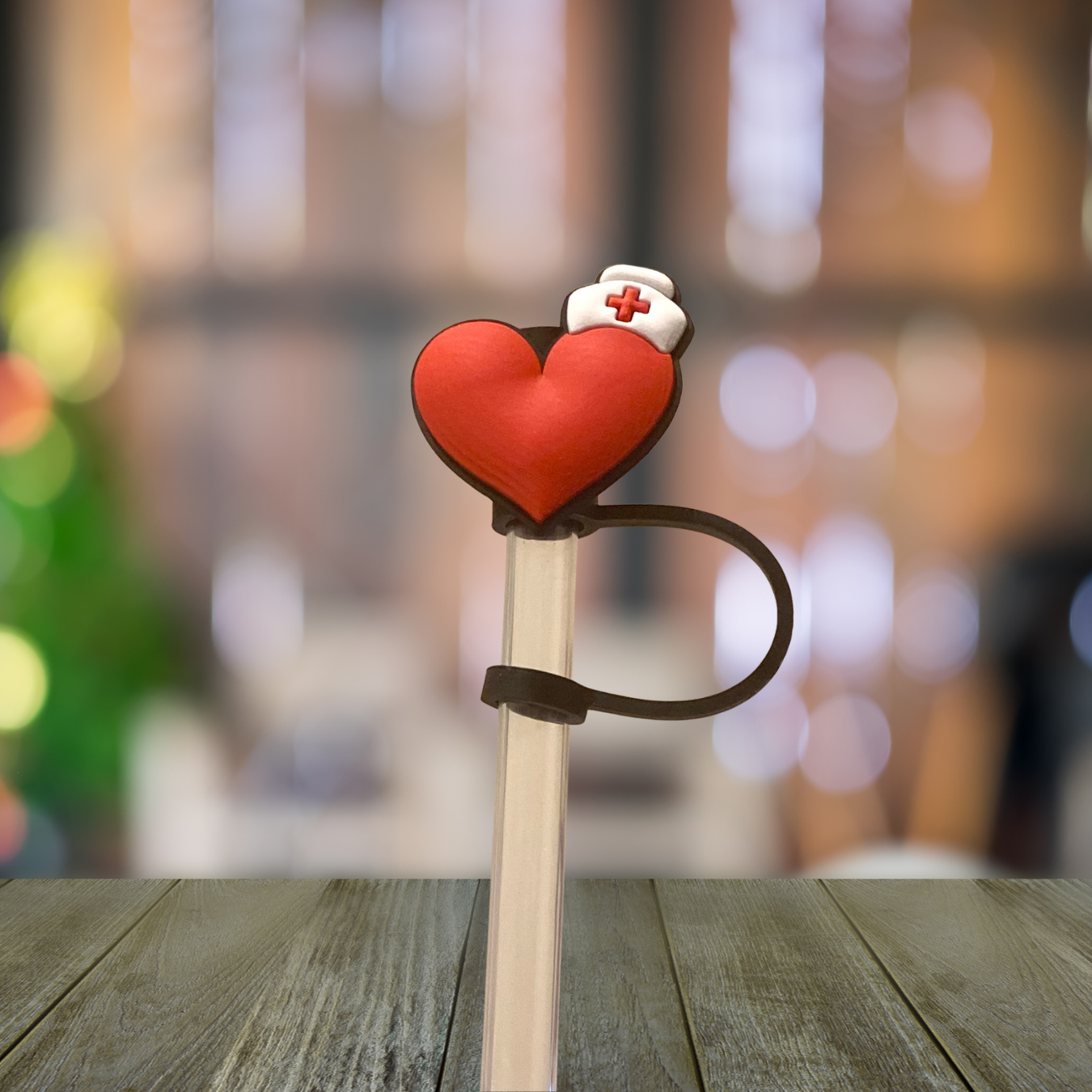 Heart Nurse Straw Topper