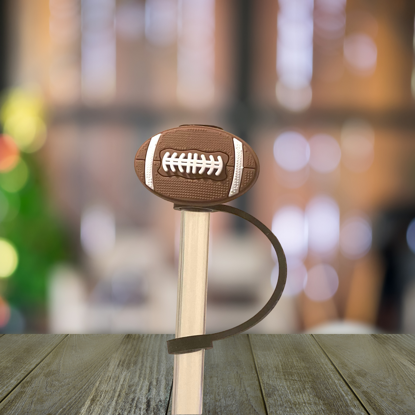 Football Straw Topper