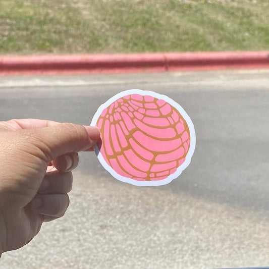 Strawberry Concha 3" Sticker