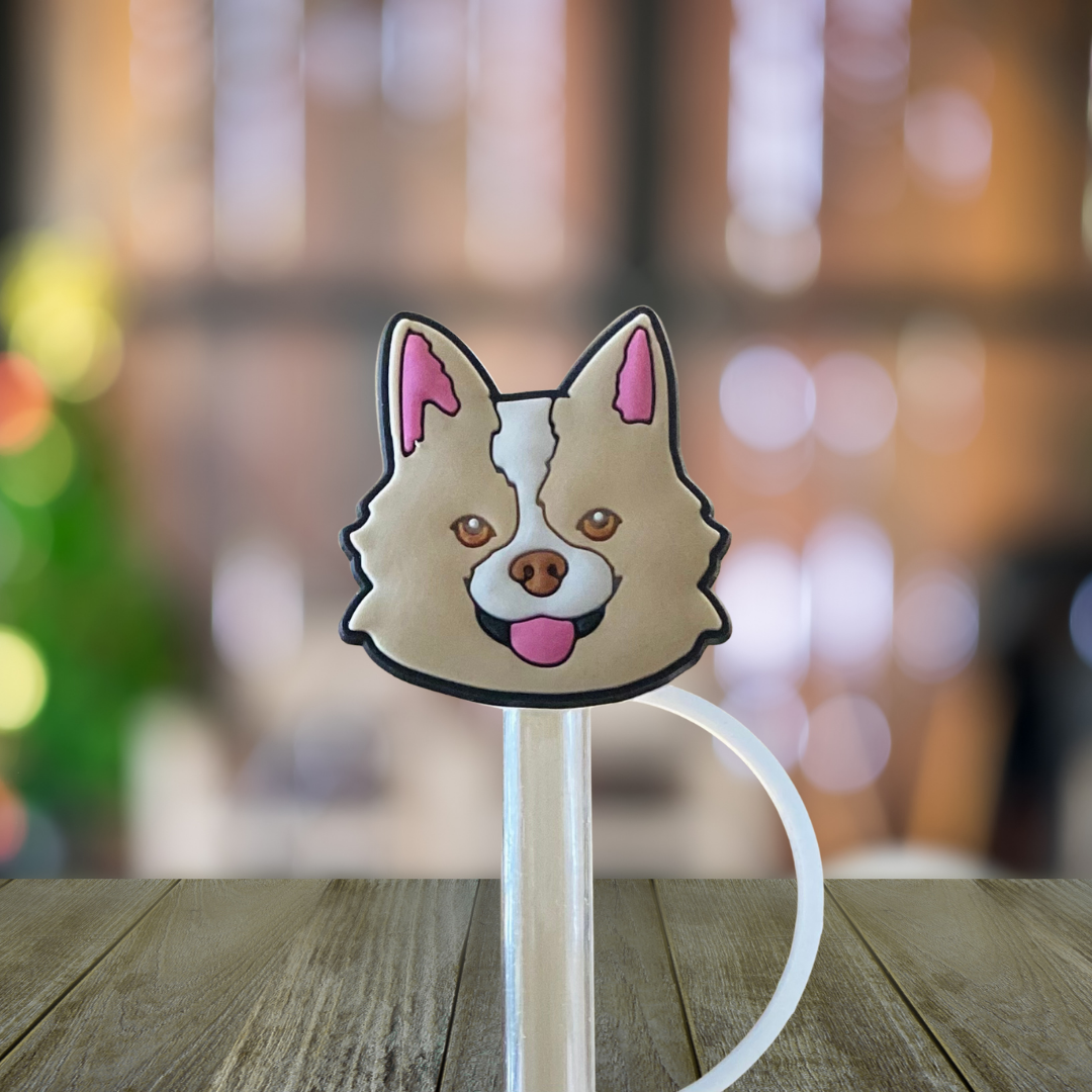 Pomeranian Straw Topper