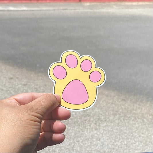 Paw Print 3" Dog Sticker