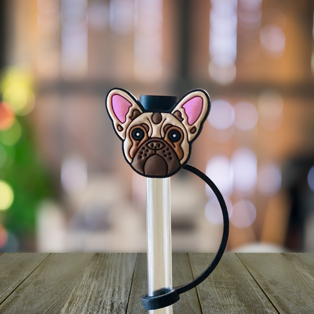 French Bulldog Straw Topper