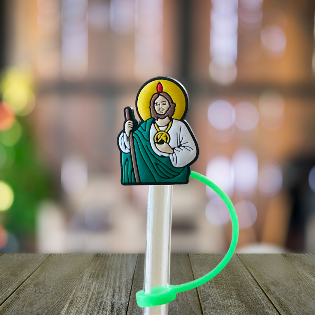 St Jude Straw Topper