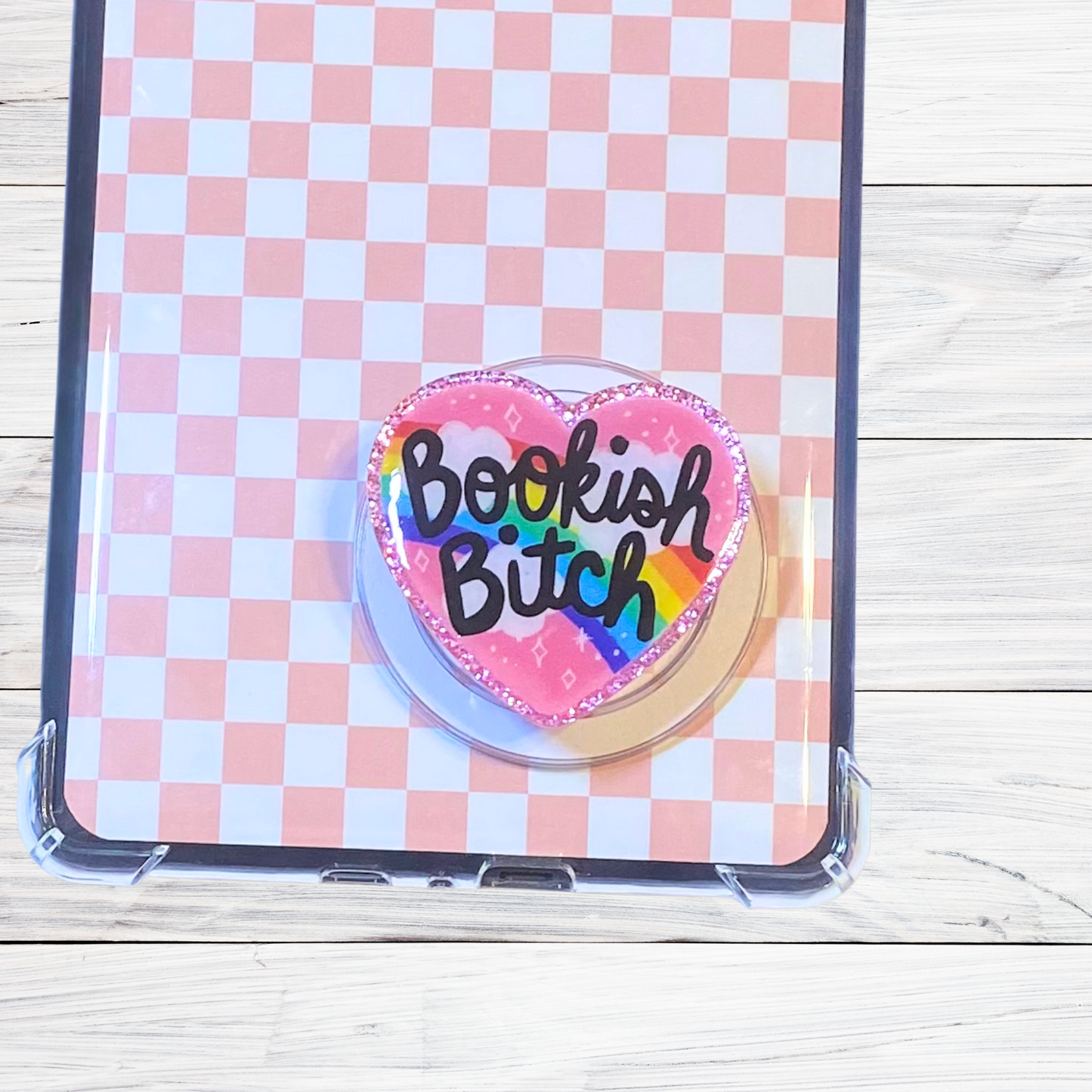 Bookish Bitch E-Reader, Phone Grip for all Devices - Magnetic or Adhesive