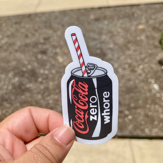 Cola Zero Whore 3" Sticker