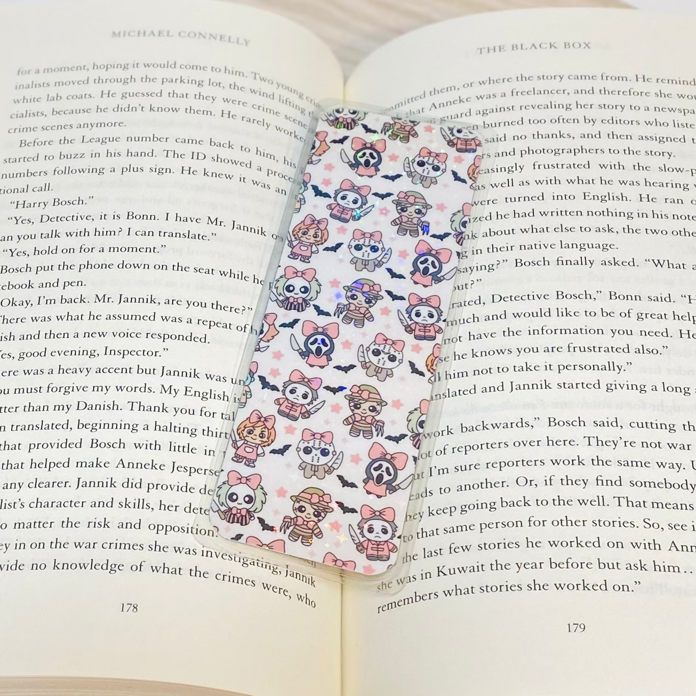 Cute Scary Guys Laminated Bookmark*