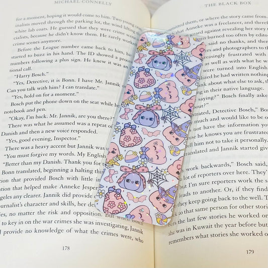 Cutesy Pumpkin Laminated Bookmark*