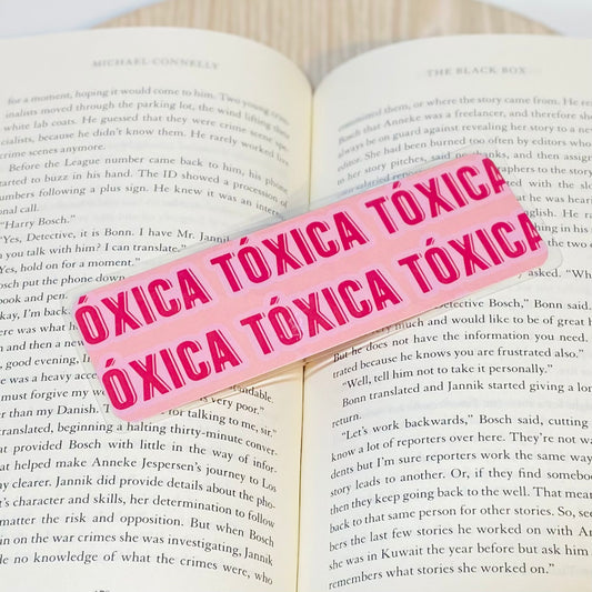 TOXICA Laminated Bookmark
