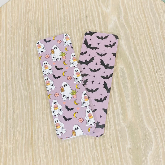 Crazy Plant Ghost Laminated Bookmark