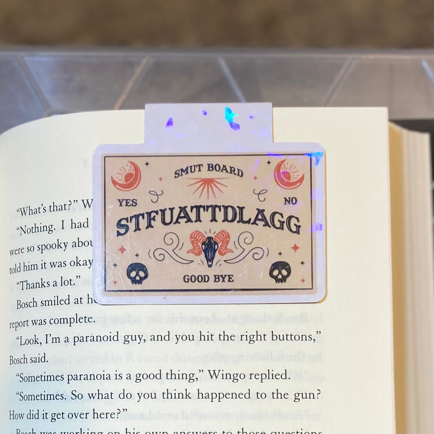 STFUATTDLAGG Holographic Magnetic Bookmark