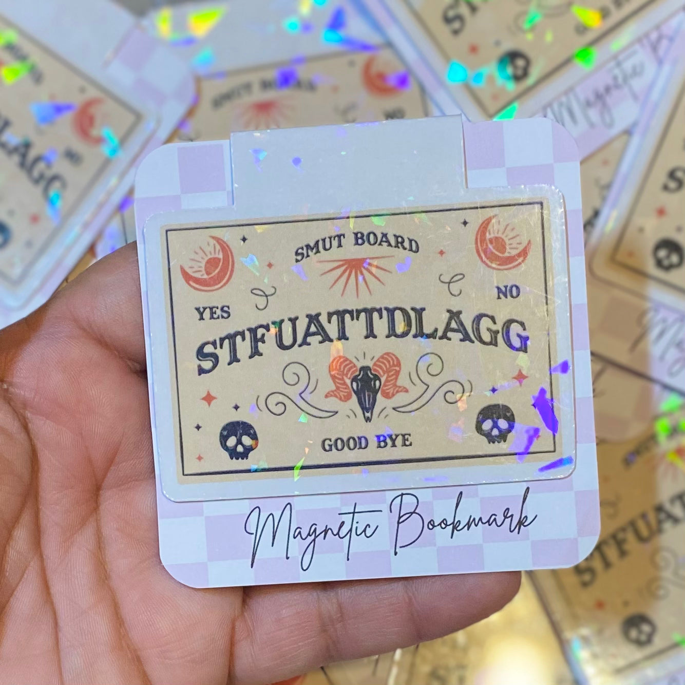 STFUATTDLAGG Holographic Magnetic Bookmark