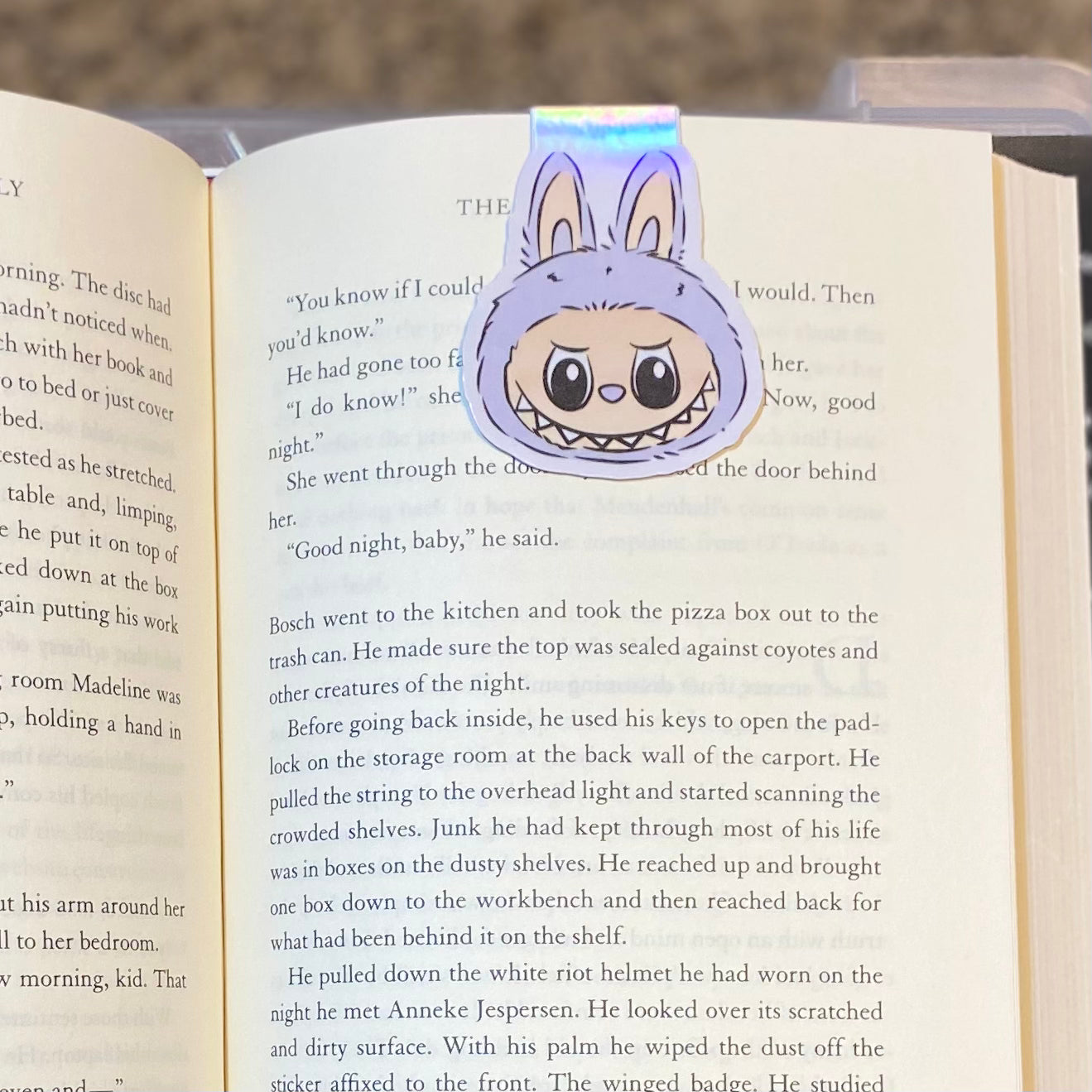 Cute Monster Holographic Magnetic Bookmark