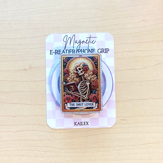 The SMUT Lover Tarot Card E-Reader, Phone Grip for all Devices - Magnetic or Adhesive