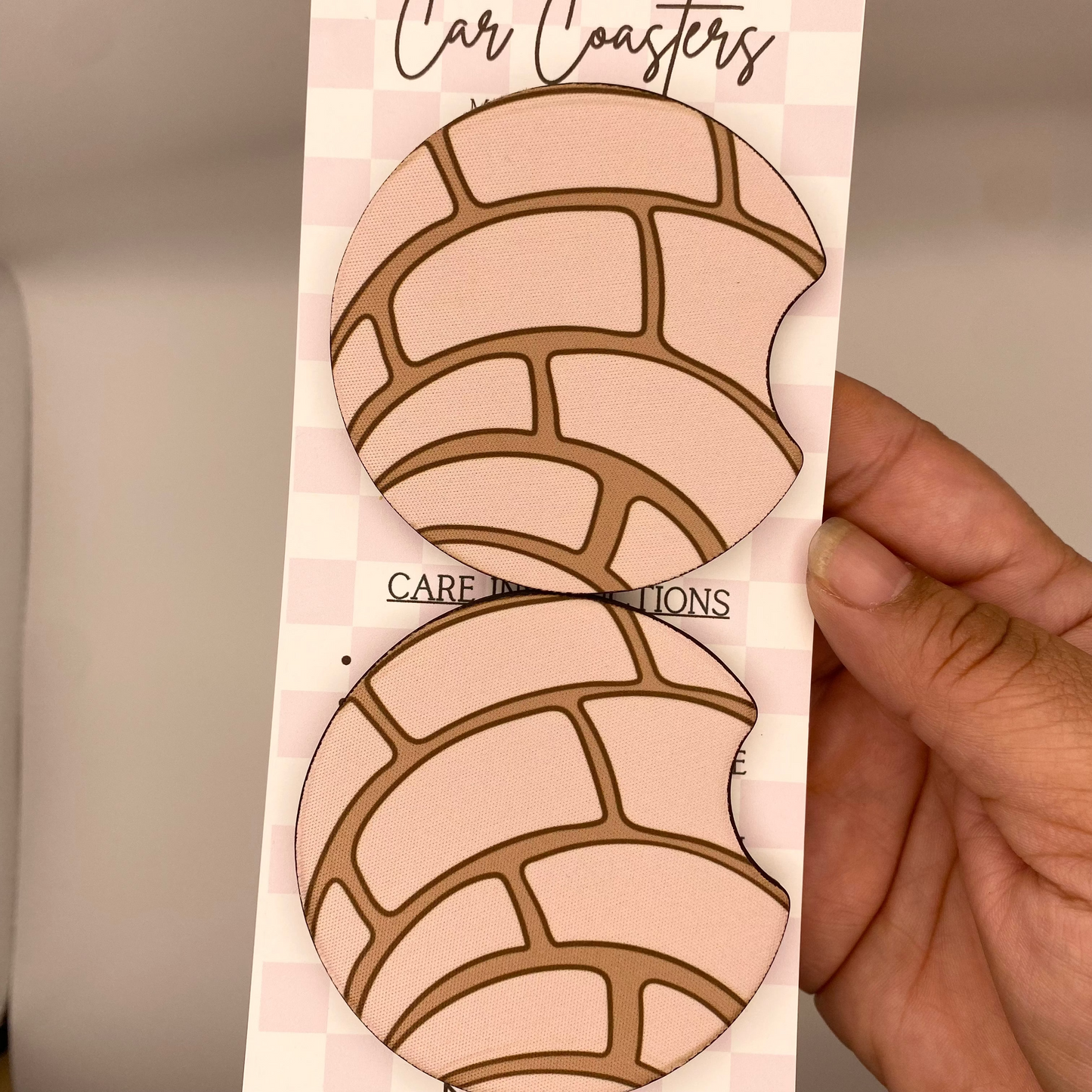 Concha Car Coasters