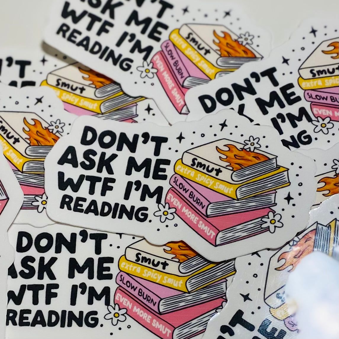 Don't ask me WTF i'm reading Sticker