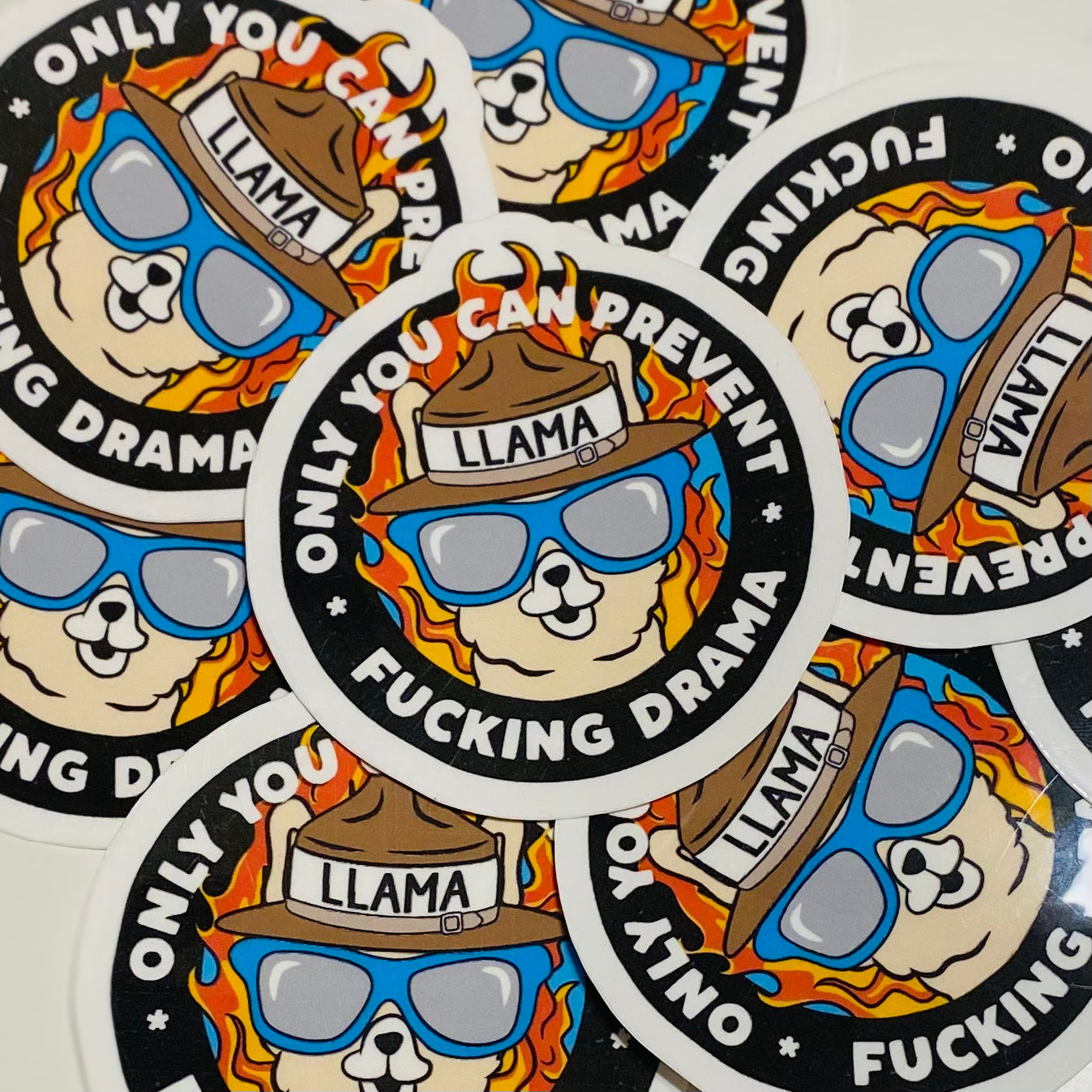 Only you can prevent fucking drama Sticker