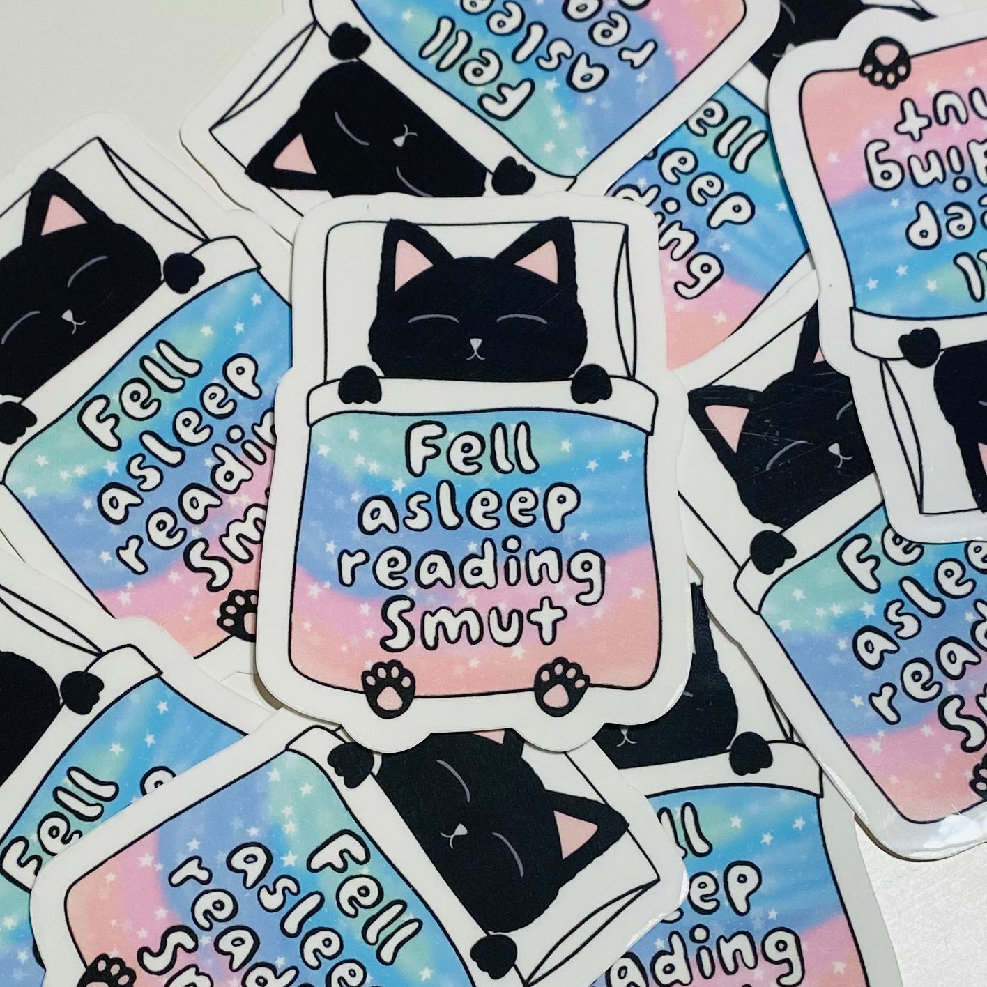 Fell asleep reading smut Sticker