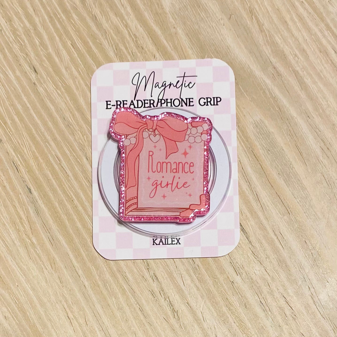 Romance girlie E-Reader, Phone Grip for all Devices - Magnetic