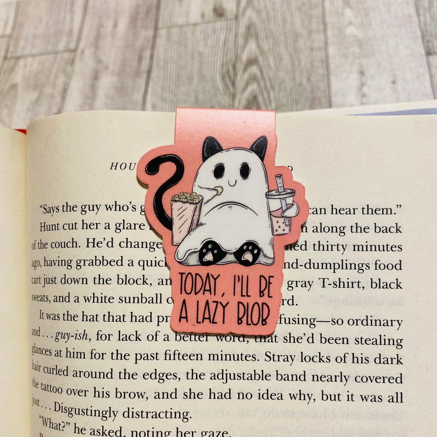 Today, I'll be a lazy blob Magnetic Bookmark