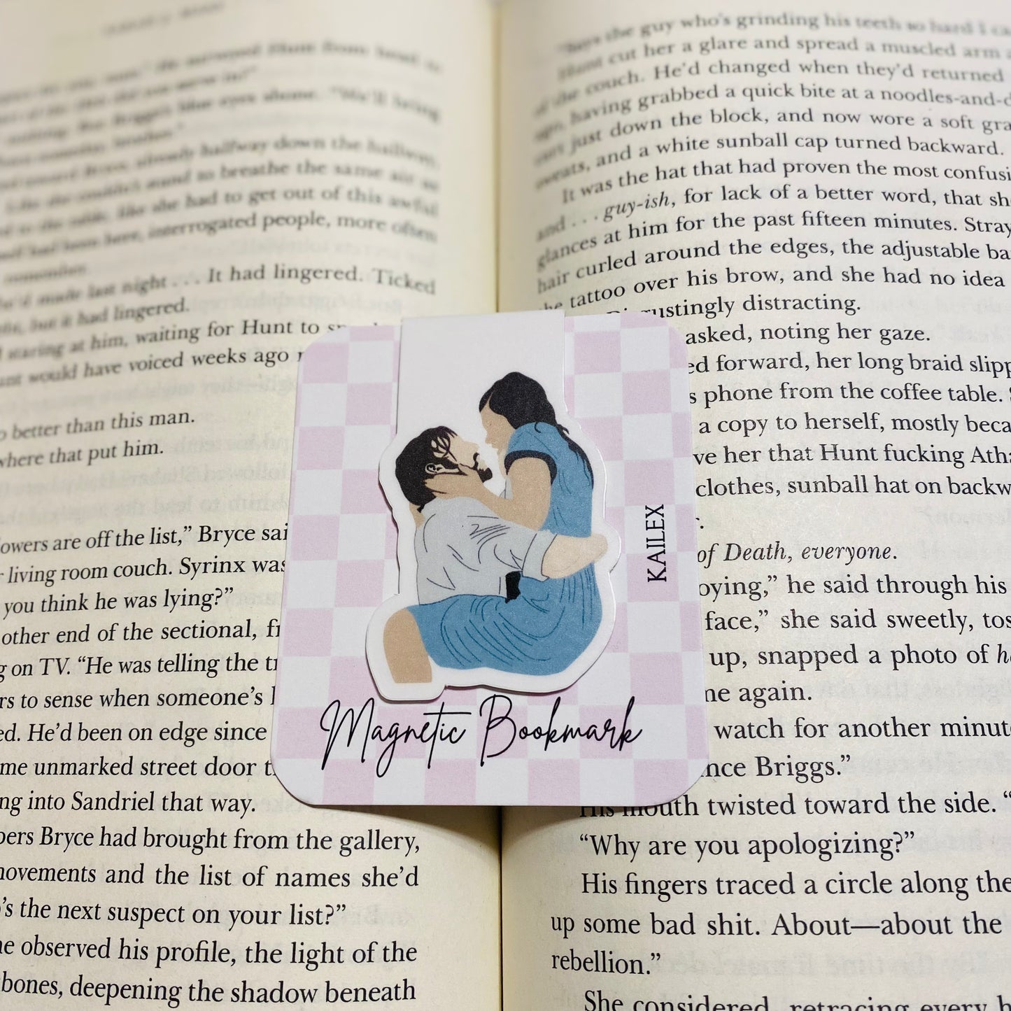 Note Book inspired Lovers Magnetic Bookmark