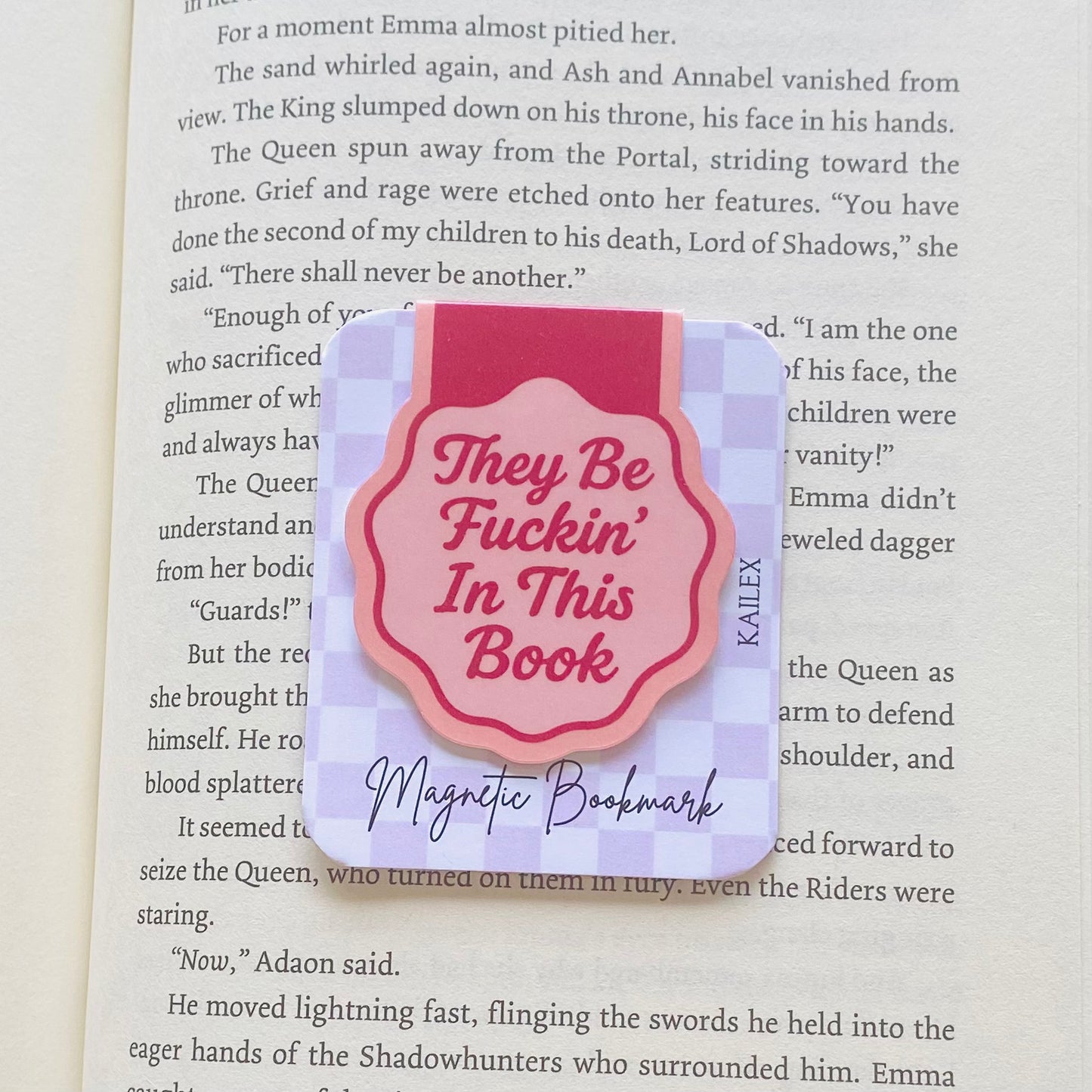 They be fuckin' in this book Magnetic Bookmark