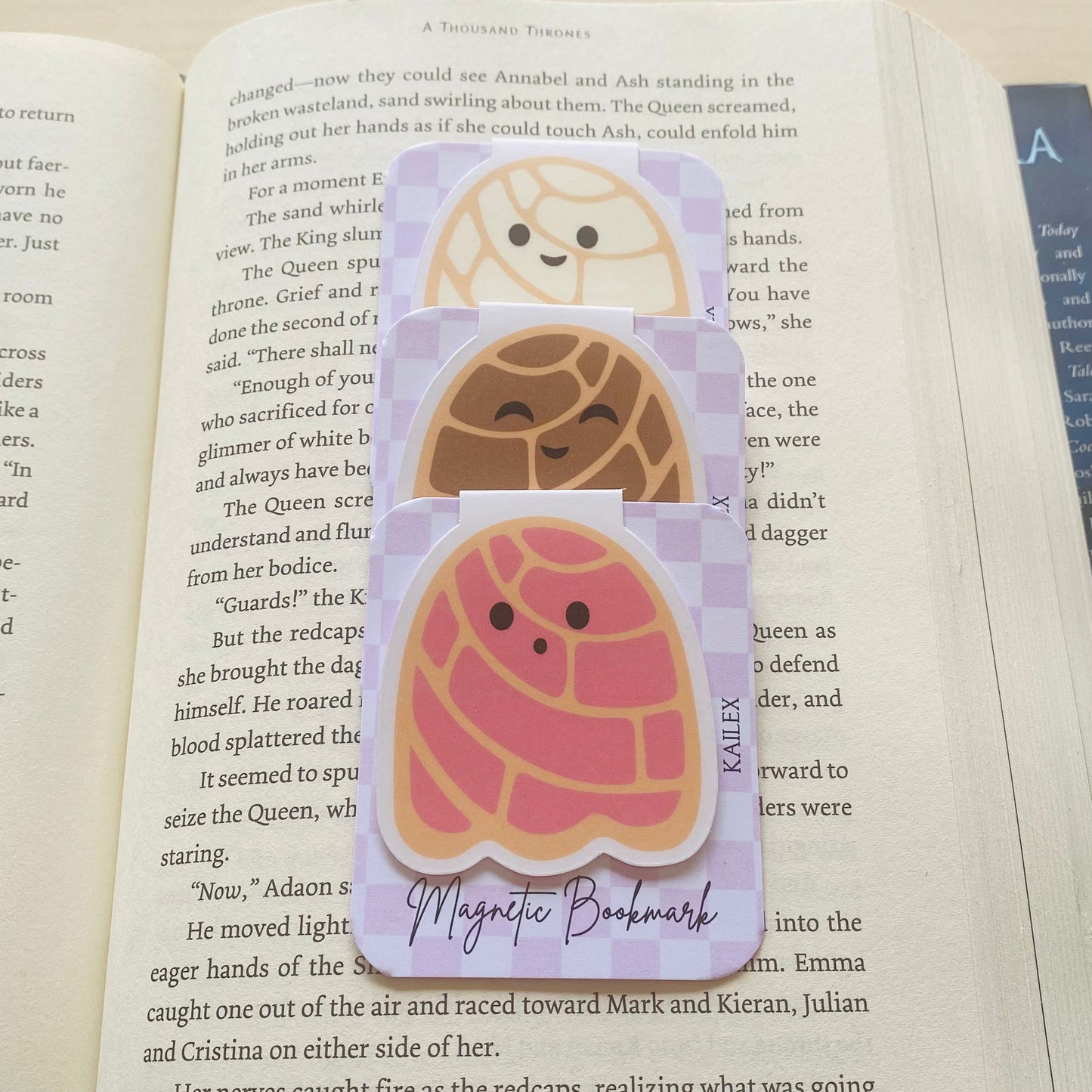 Concha Ghost Magnetic Bookmark