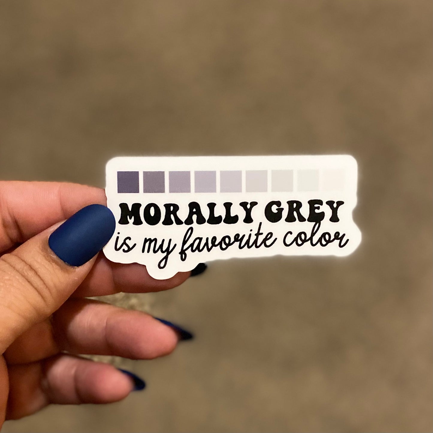 Morally Grey 3" ticker