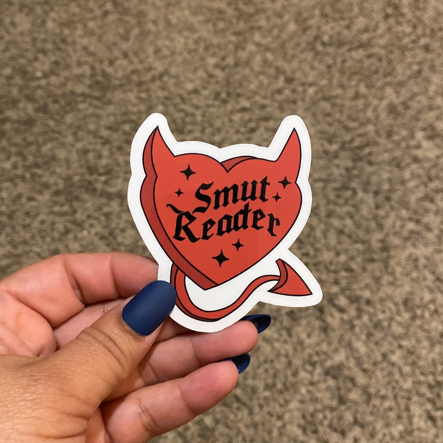 Smut Reader 3" Sticker