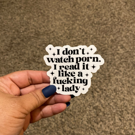 I'm a F'n Lady 3" Sticker