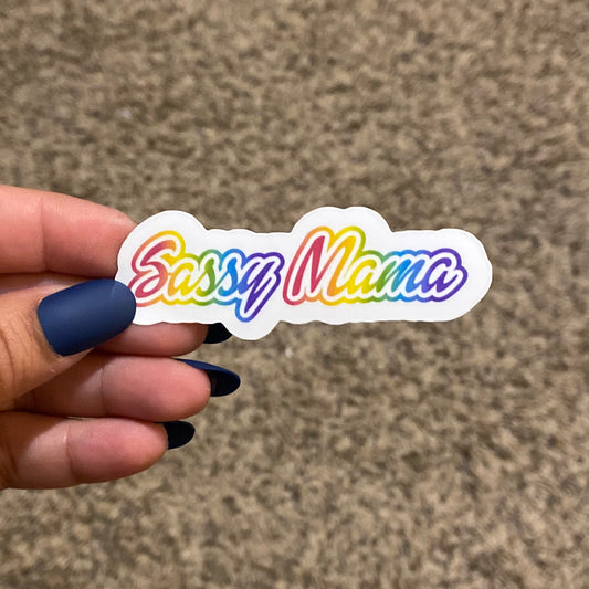 Sassy Mama 3" Sticker