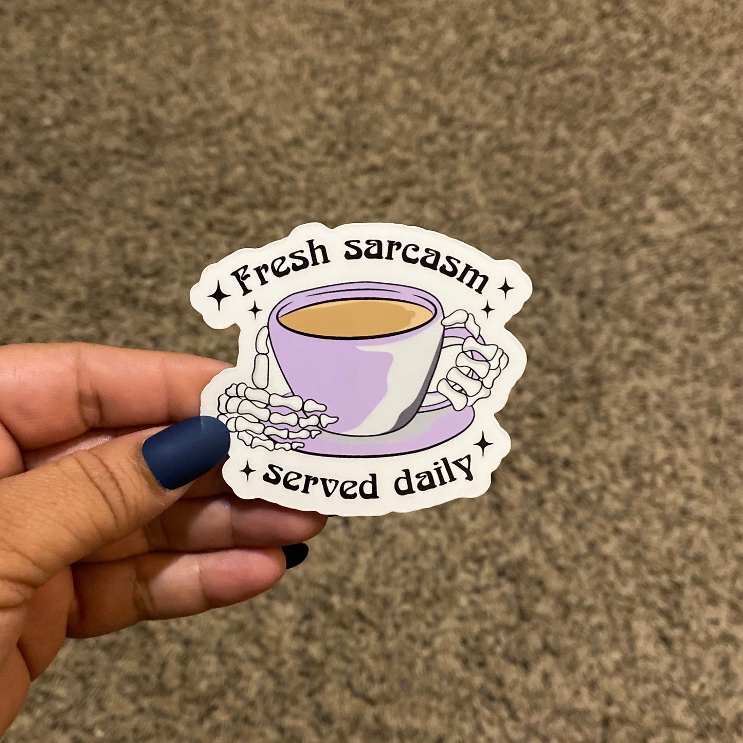 Fresh Sarcasm 3" Sticker