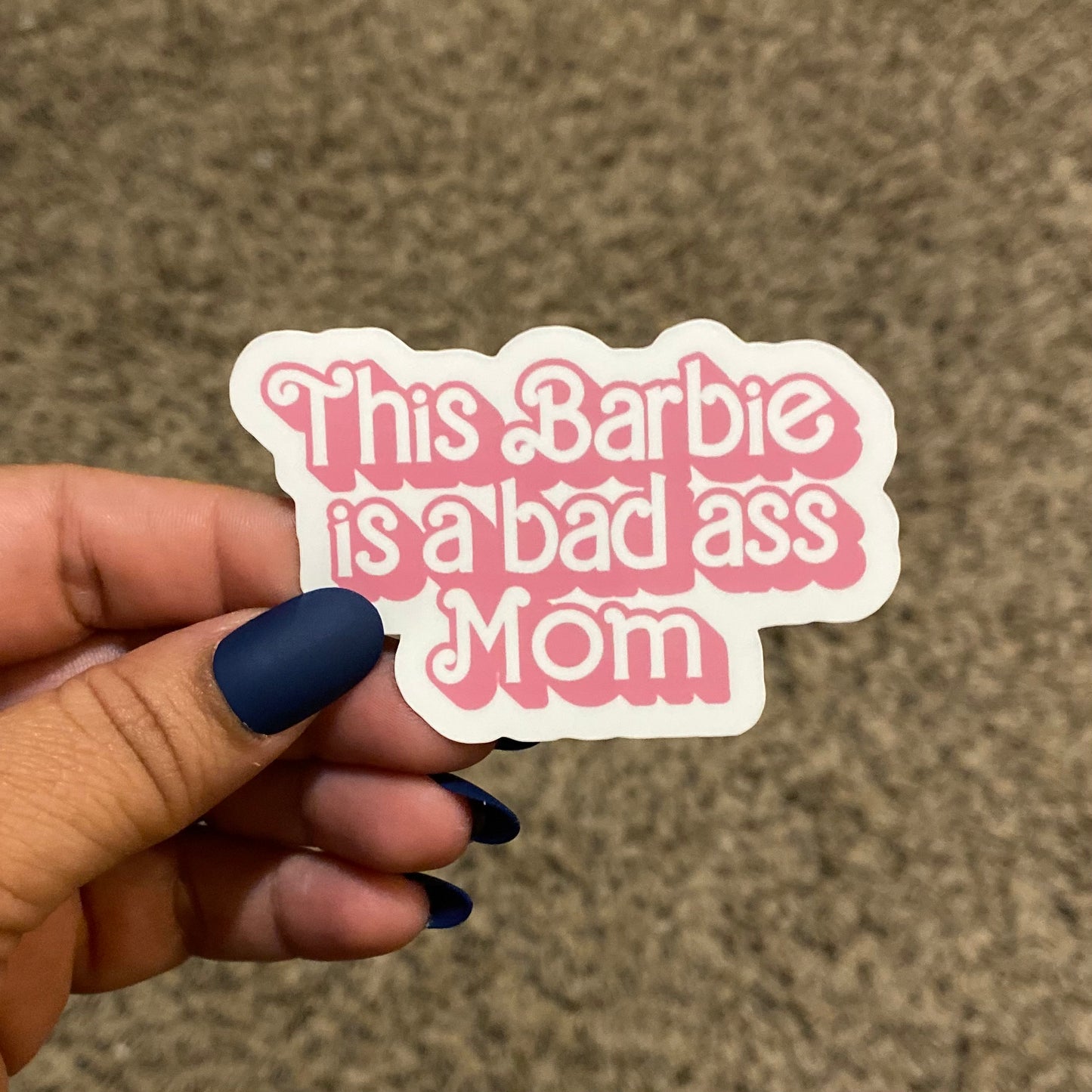 Barb Mom 3" Sticker