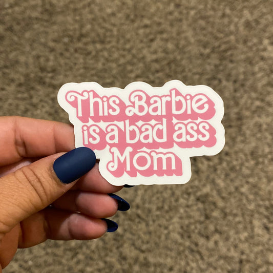 Barb Mom 3" Sticker