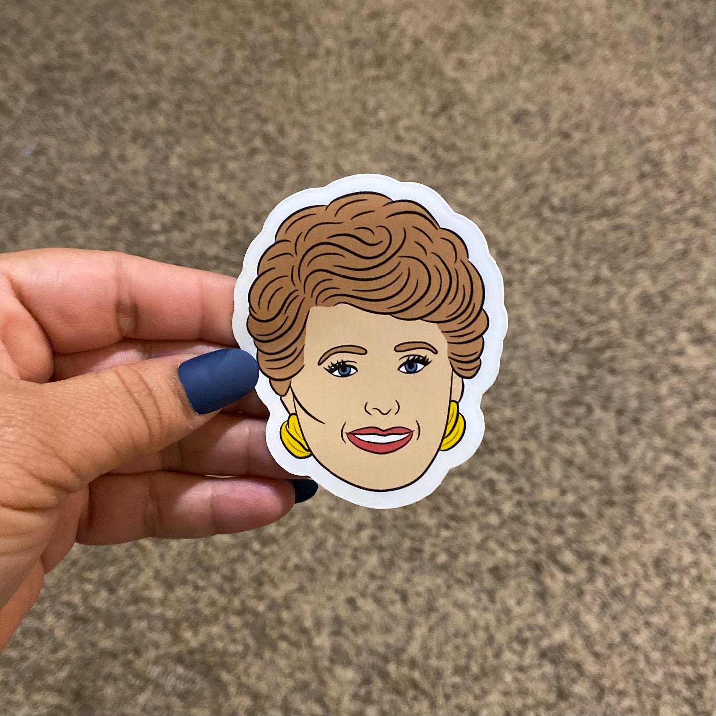 Blanche Head 3" Sticker