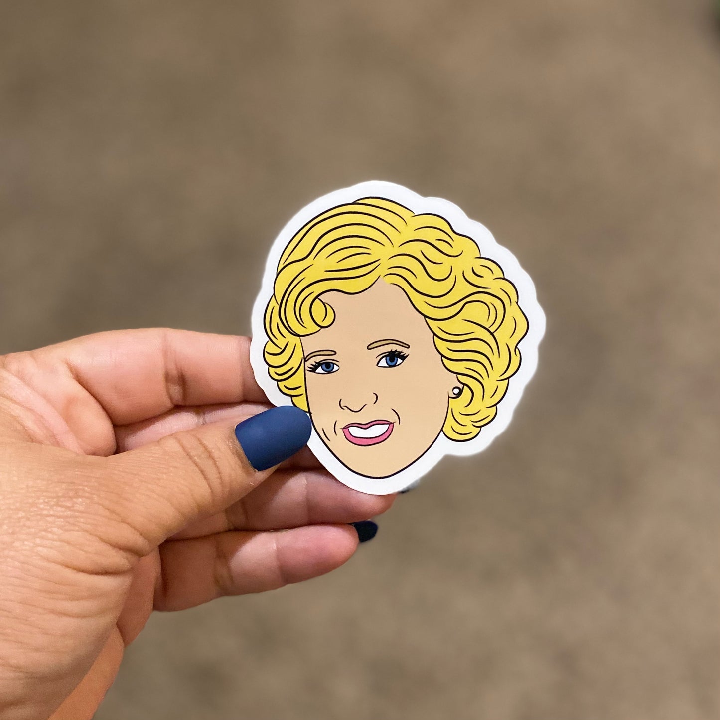 Rose Head 3" Sticker