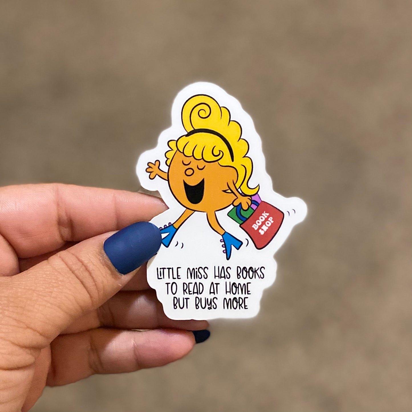 Little Miss 3" Sticker