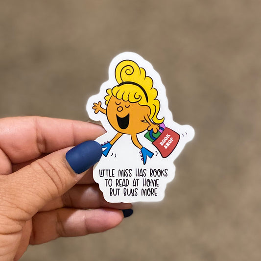 Little Miss 3" Sticker