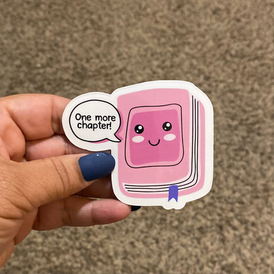 One More Chapter (Book) 3" Sticker