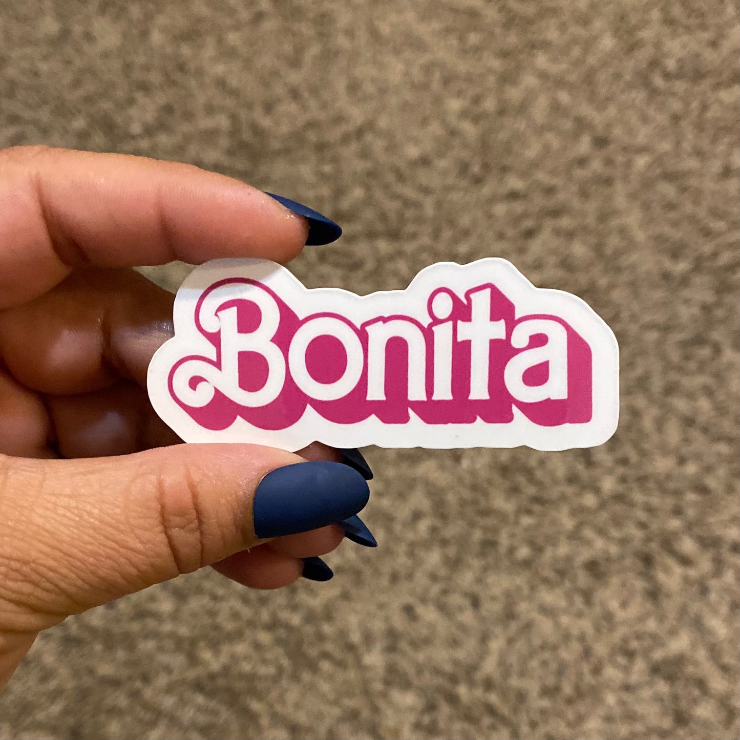Pink Bonita Spanish 3" Sticker