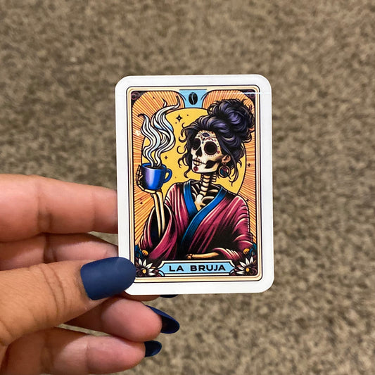 La Bruja Tarot Card 3" Sticker